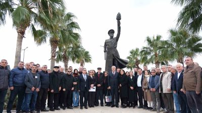 Şehit Asteğmen Kubilay, Kozan’da adına yapılan meydan ve anıtın önünde anıldı